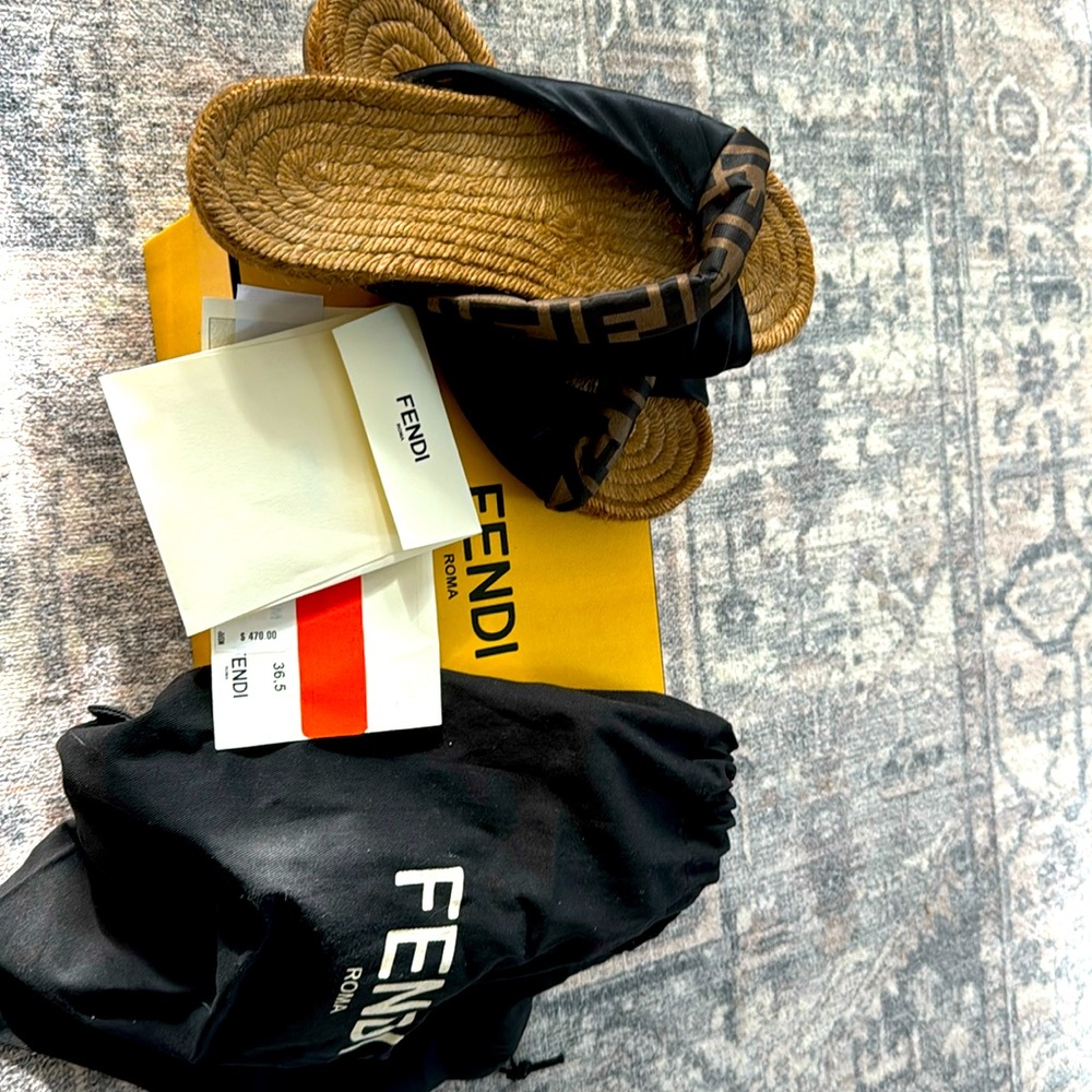 Fendi Espadrille Sandals